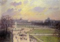 el bassin des tuileries tarde 1900 Camille Pissarro
